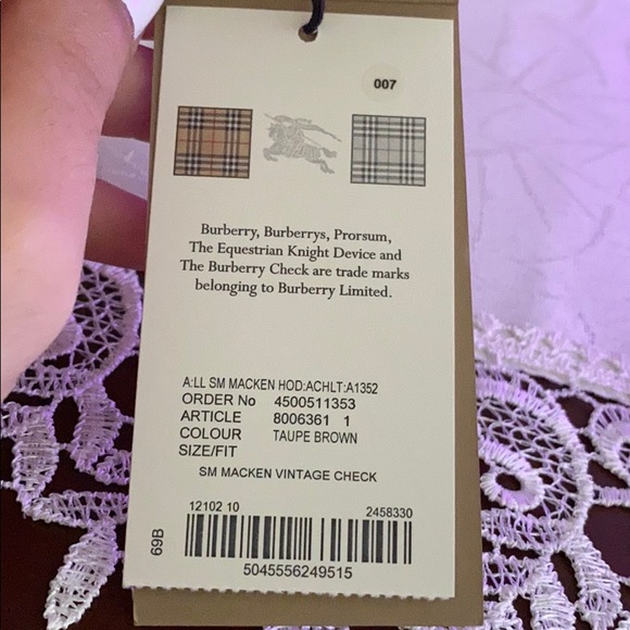 Burberry small vintage check leather crossbody - Picture 16 of 16